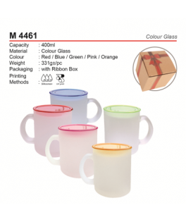 M 4461 Color Glass Mug