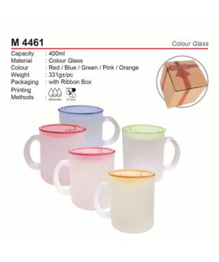 M 4461 Color Glass Mug