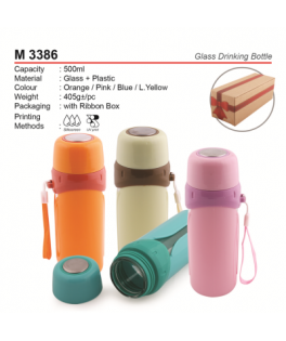 M 3386 Glass Drinking Bottle