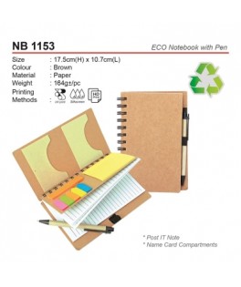 NB 1153 ECO Notebok with Pen