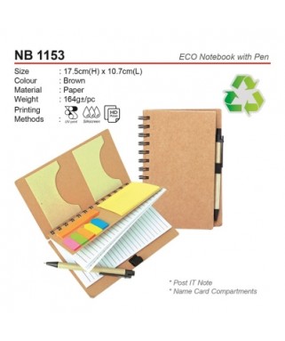 NB 1153 ECO Notebok with Pen