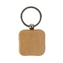 Wooden Square Key Chain