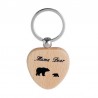 Wooden Love Keychain