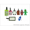 OEM Soft Rubber Luggage Tags - MOQ applies