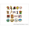 OEM 2D Rugged Fridge Magnets / Coasters