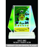 Vibrant Color Crystal Plaque