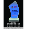 Vibrant Color Crystal Plaque