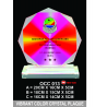 Vibrant Color Crystal Plaque