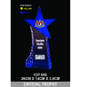 Crystal Trophy with Eco-Friendly Everlasting Direct UV Emboss Printing & Inner Laser