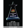 Crystal Trophy with Eco-Friendly Everlasting Direct UV Emboss Printing & Inner Laser