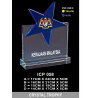 Crystal Trophy with Eco-Friendly Everlasting Direct UV Emboss Printing & Inner Laser