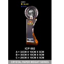 Crystal Trophy with Eco-Friendly Everlasting Direct UV Emboss Printing & Inner Laser